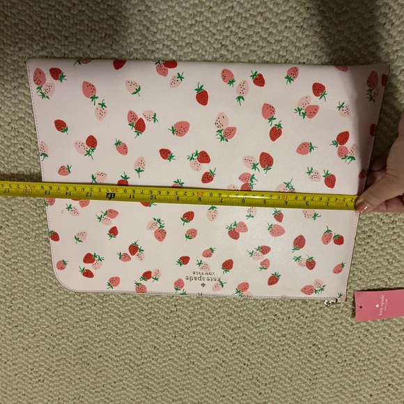 Kate Spade Pink Strawberry Laptop sleeve - Picture 4 of 5